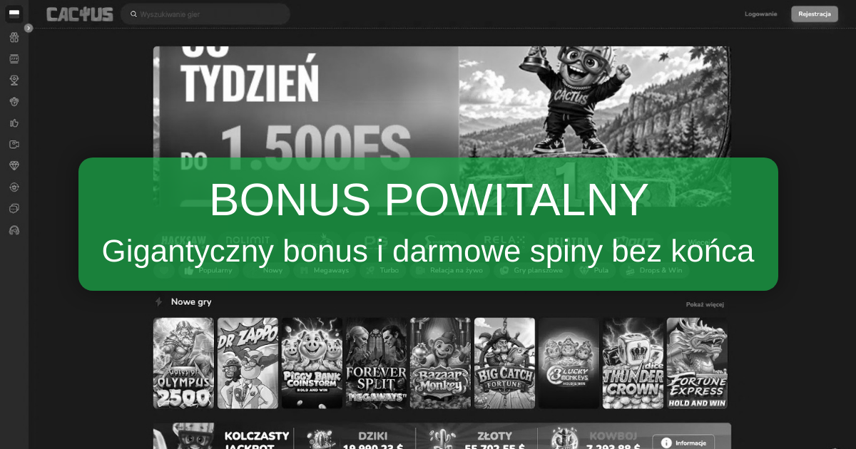 Cactus Casino welcome bonus